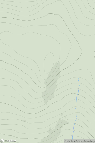 Thumbnail image for Watch Craig [Fraserburgh to the Dee Valley] showing contour plot for surrounding peak